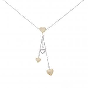 ティファニー マルチハートドロップペンダント ネックレス