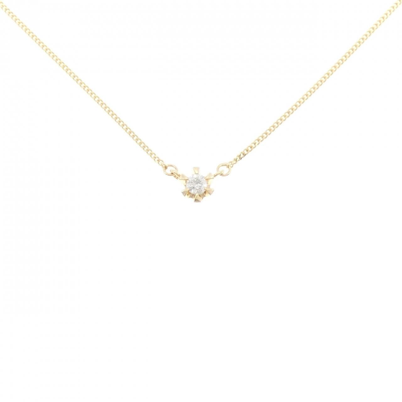 K18YG ダイヤモンド ネックレス 0.10CT