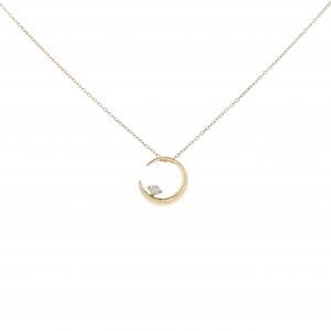 スタージュエリー ムーン ダイヤモンド ネックレス 0.02CT