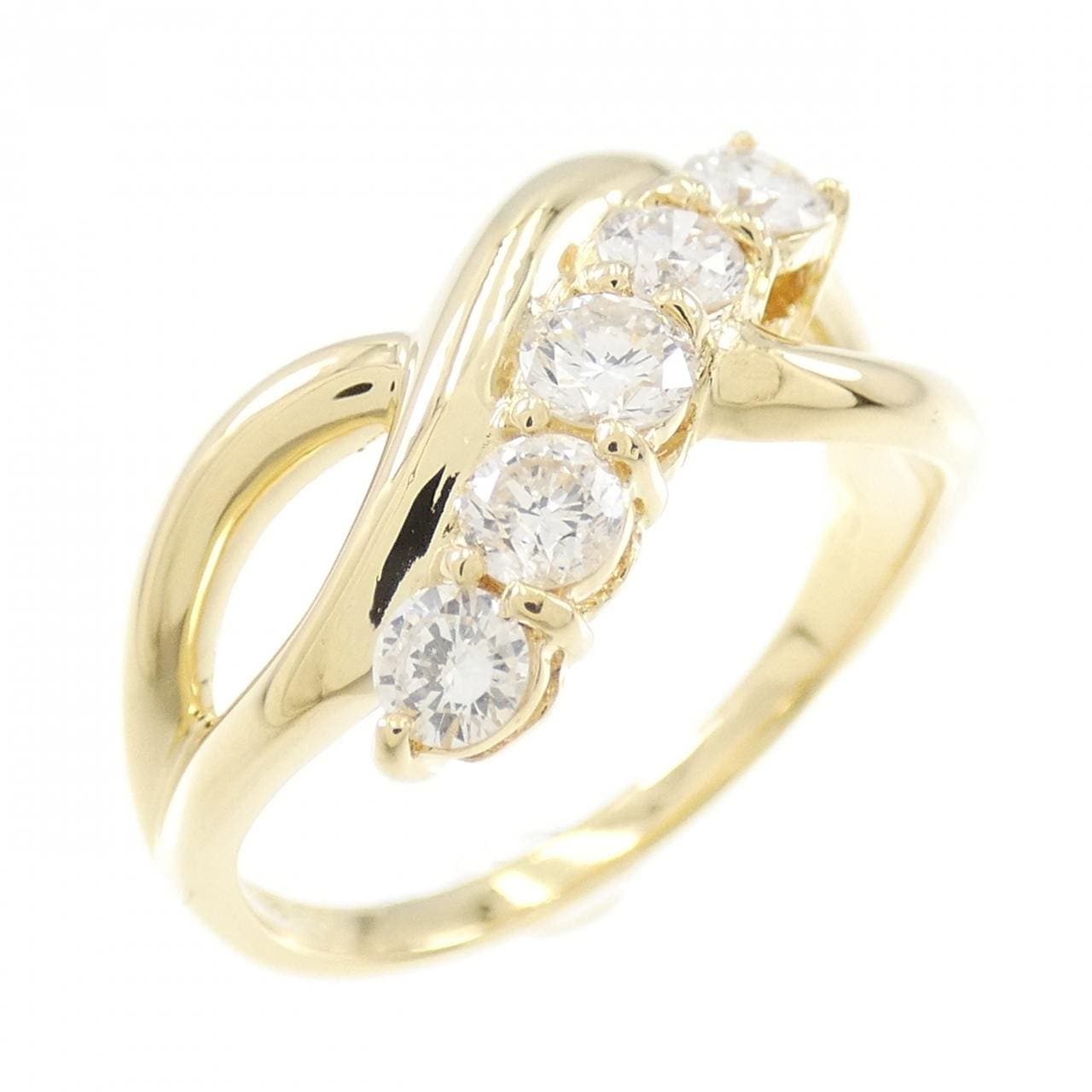 K18YG ダイヤモンド リング 0.50CT