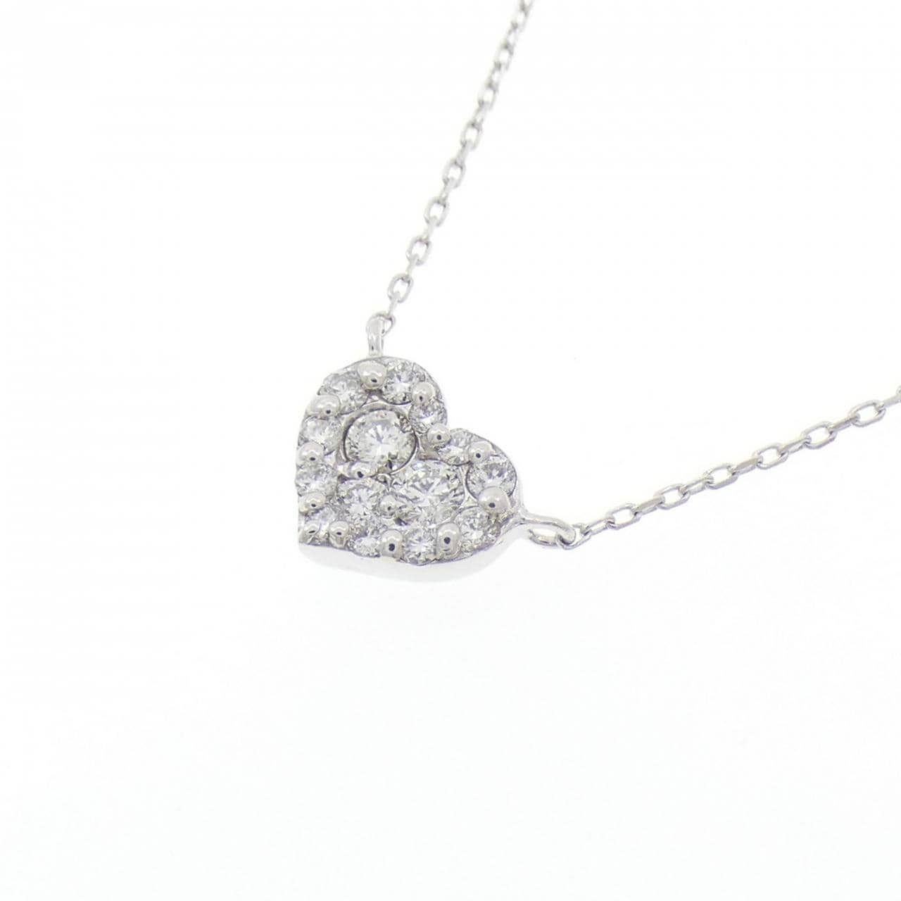 ポンテヴェキオ ハート ネックレス 0.13CT