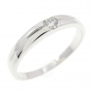 K14WG ダイヤモンド リング 0.07CT