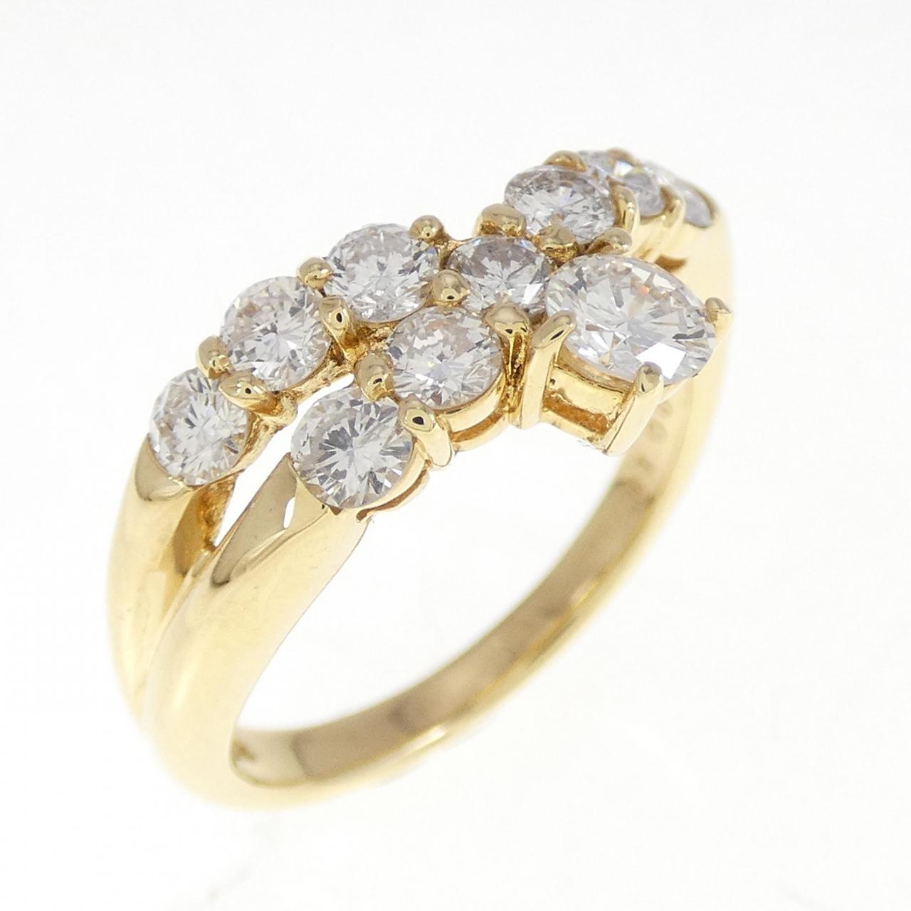 K18YG ダイヤモンド リング 1.000CT