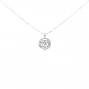 K18WG ダイヤモンド ネックレス 0.21CT
