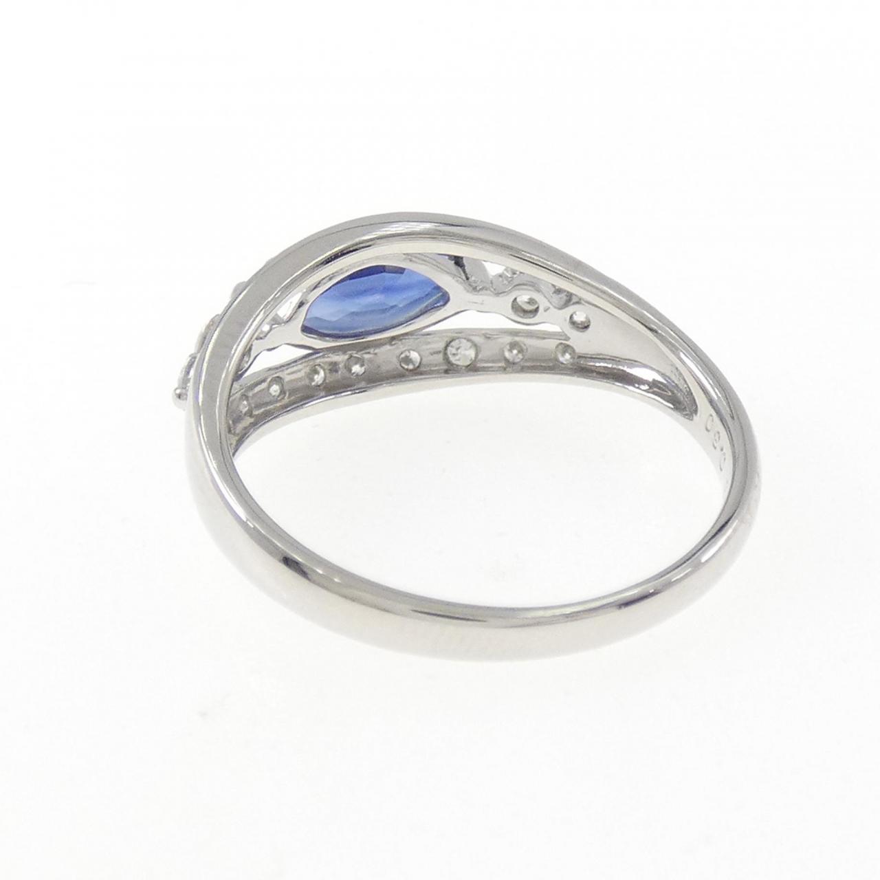 PT900 Sapphire Ring 0.88CT
