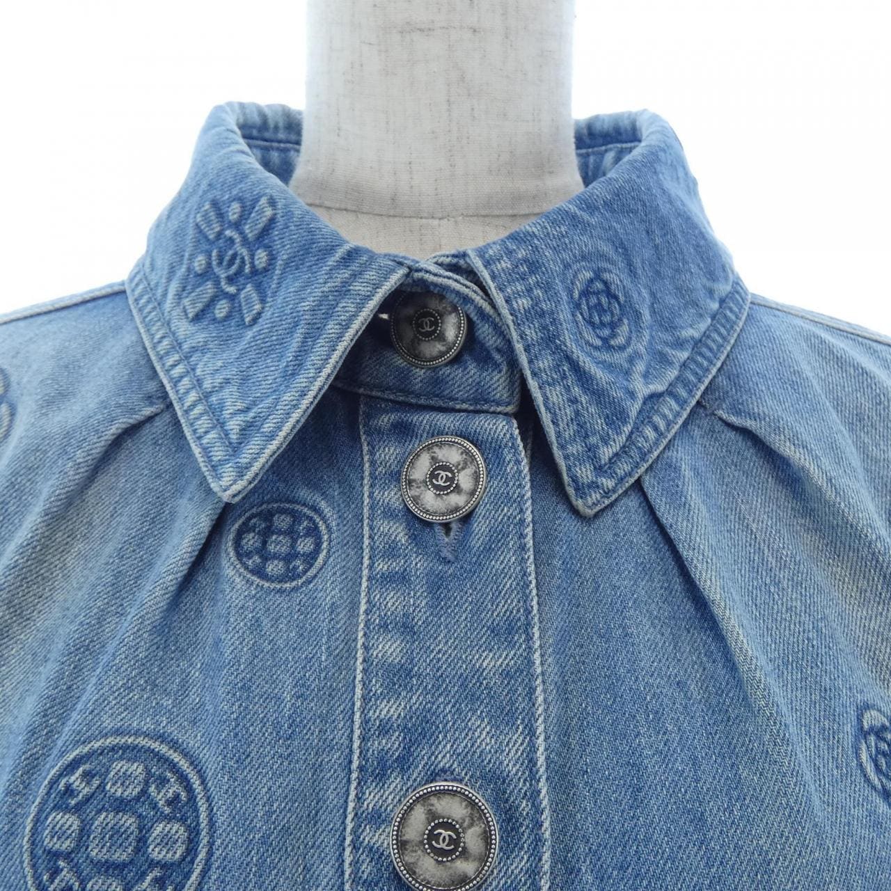 シャネル CHANEL P70204V61786 21P デニムジャケット