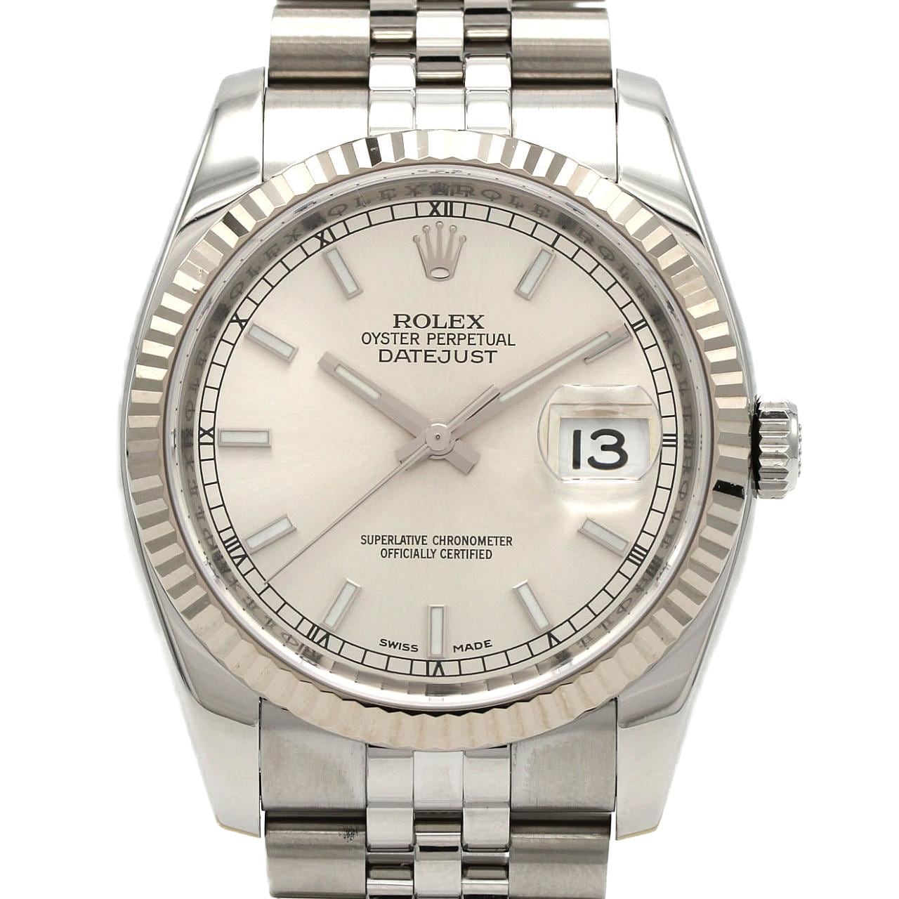 ロレックス デイトジャスト 116234 SSxWG 自動巻 Z番