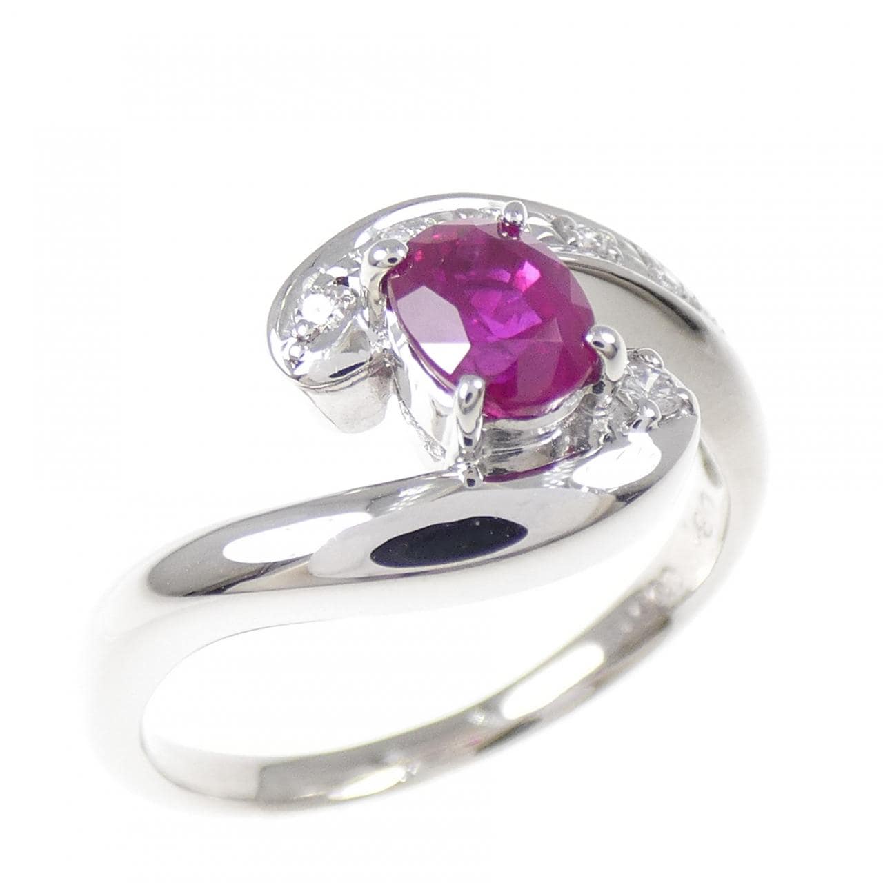 PT900 ルビー リング 0.81CT