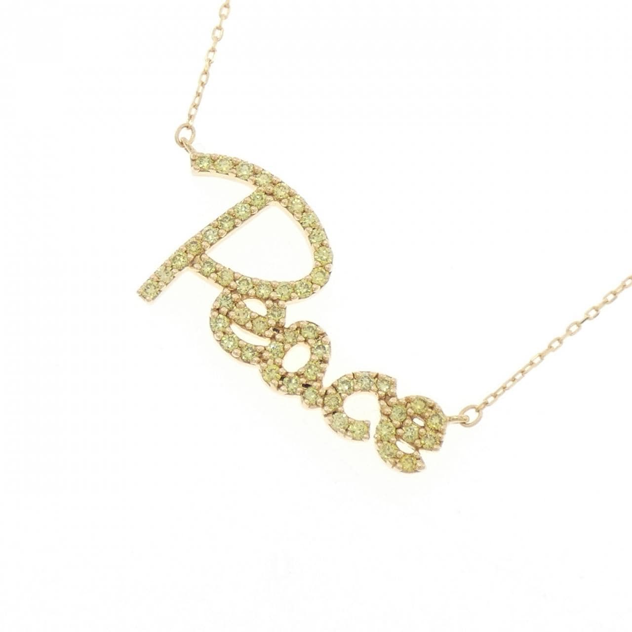 K18YG ダイヤモンド ネックレス 0.29CT