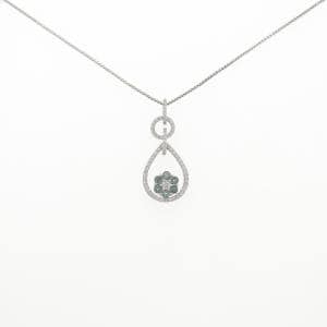 PT900/PT850 フラワー アレキサンドライト ネックレス 0.265CT