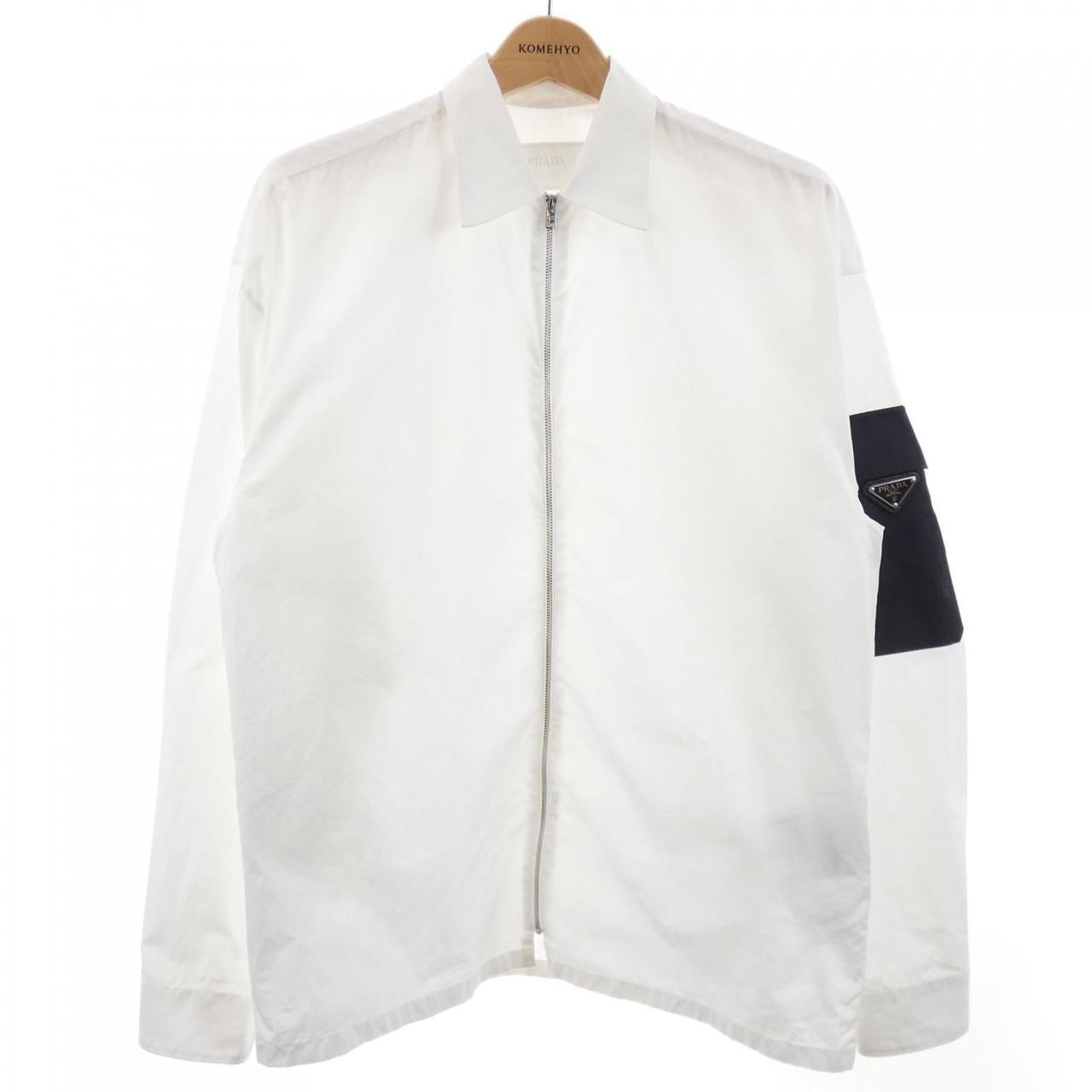 プラダ PRADA トライアングルロゴ SC588 S221 10IV シャツ