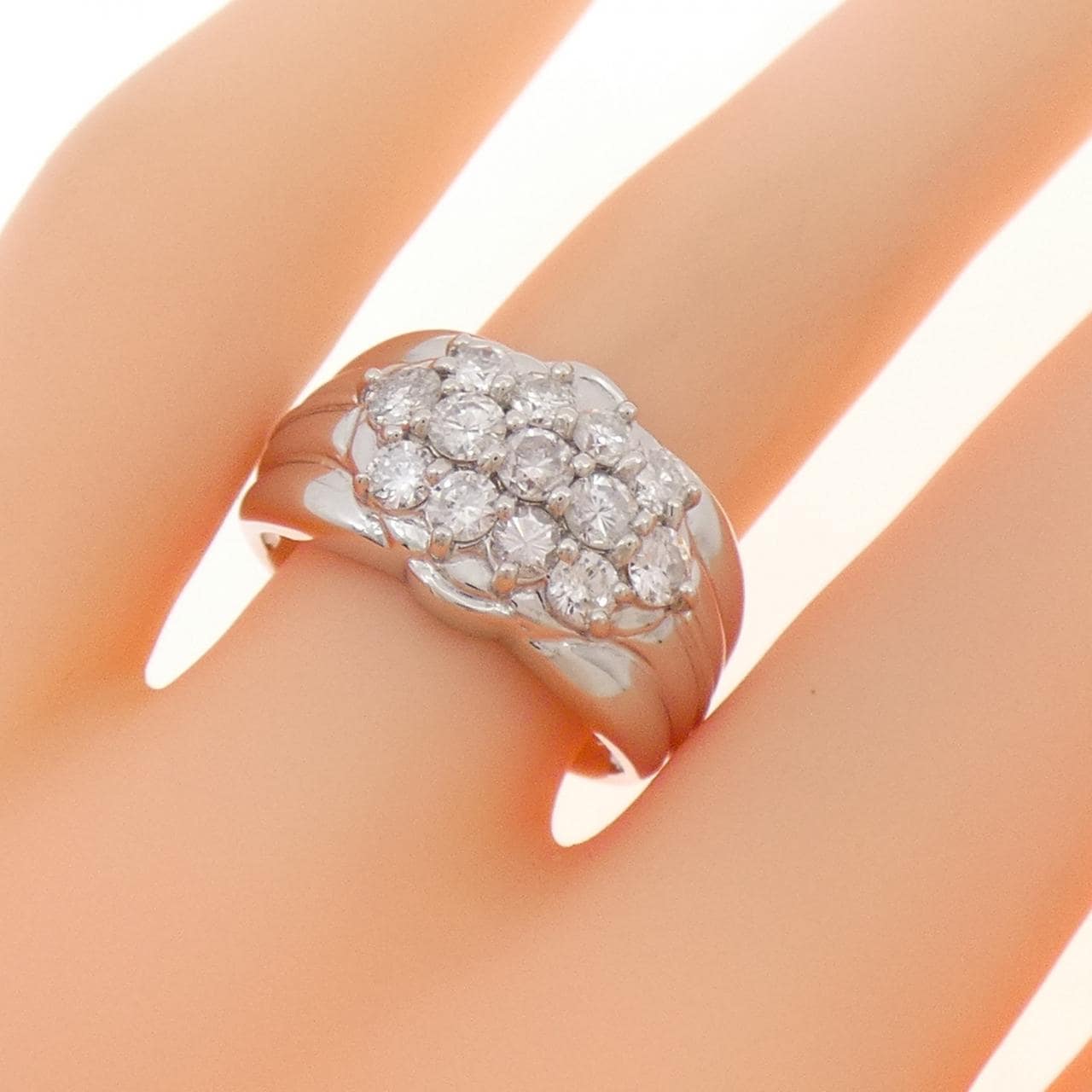 PT900 ダイヤモンド リング 1.01CT