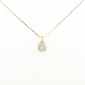 K18YG ダイヤモンド ネックレス 1.03CT