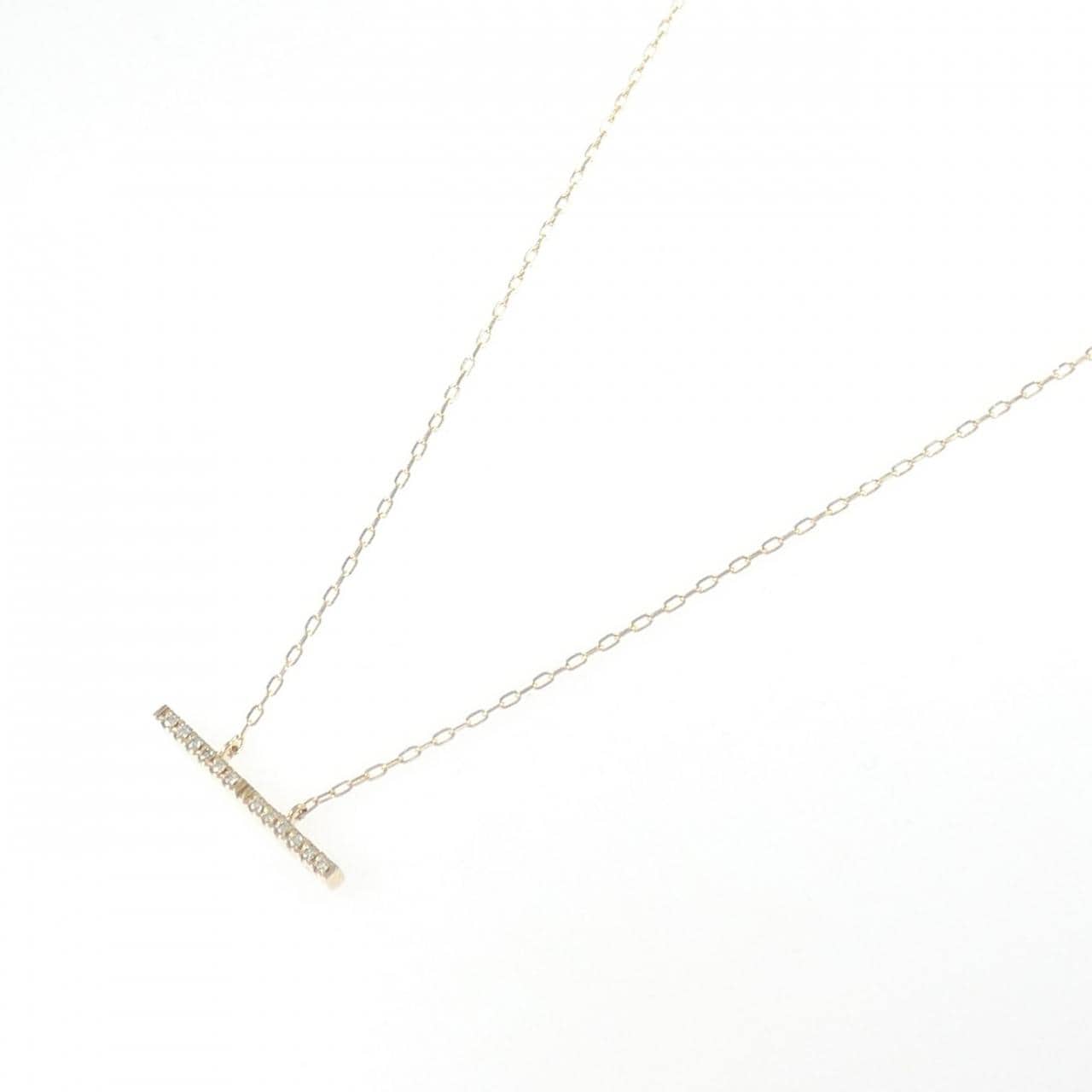 ヒロタカ トラペーズ ネックレス 0.06CT