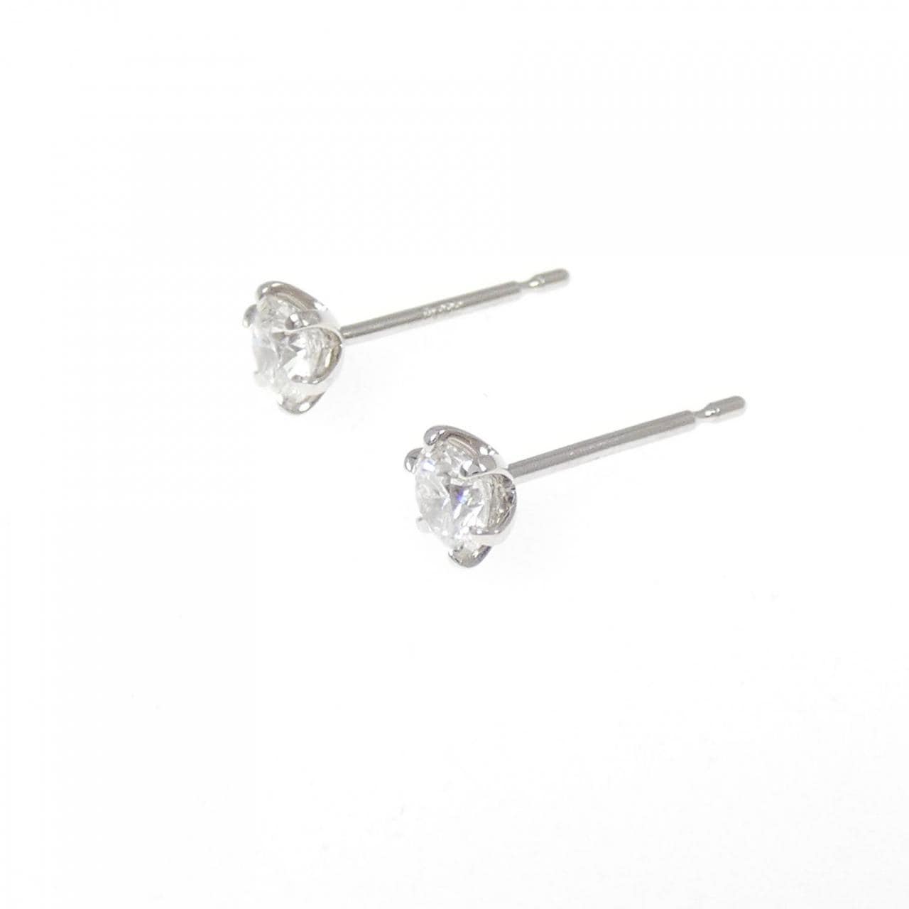 【リメイク】PT900/ST ダイヤモンド ピアス 0.230CT 0.236CT F VS2 EXT-VG