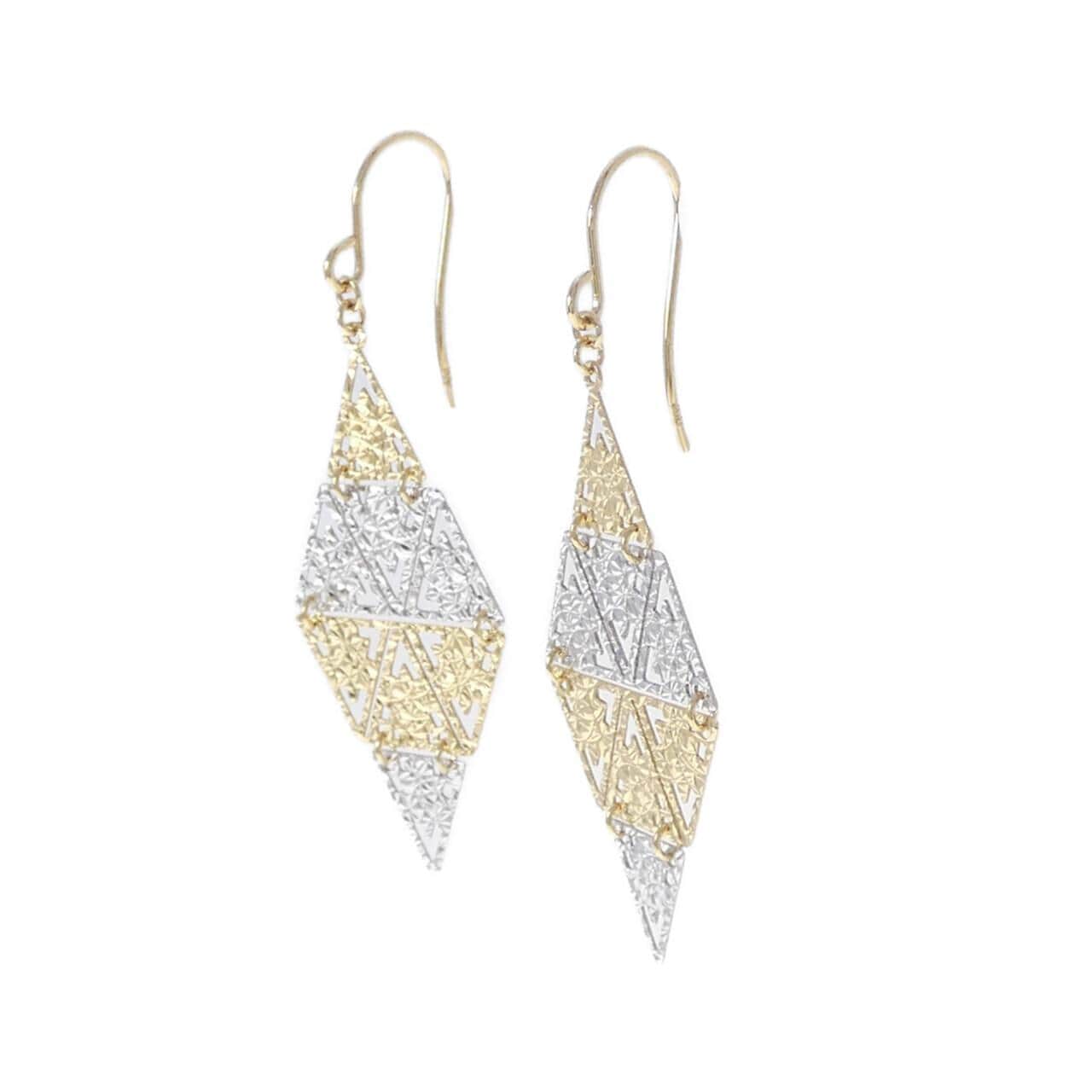 K18YG/K18WG ピアス