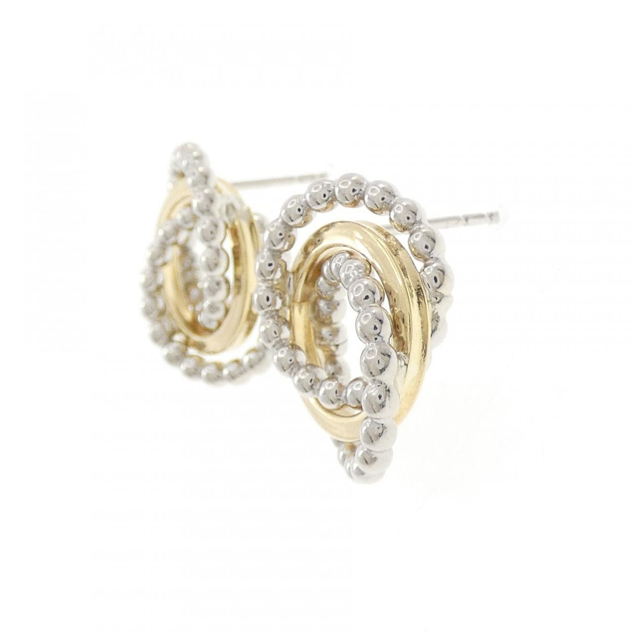 K18YG/PT900 ピアス