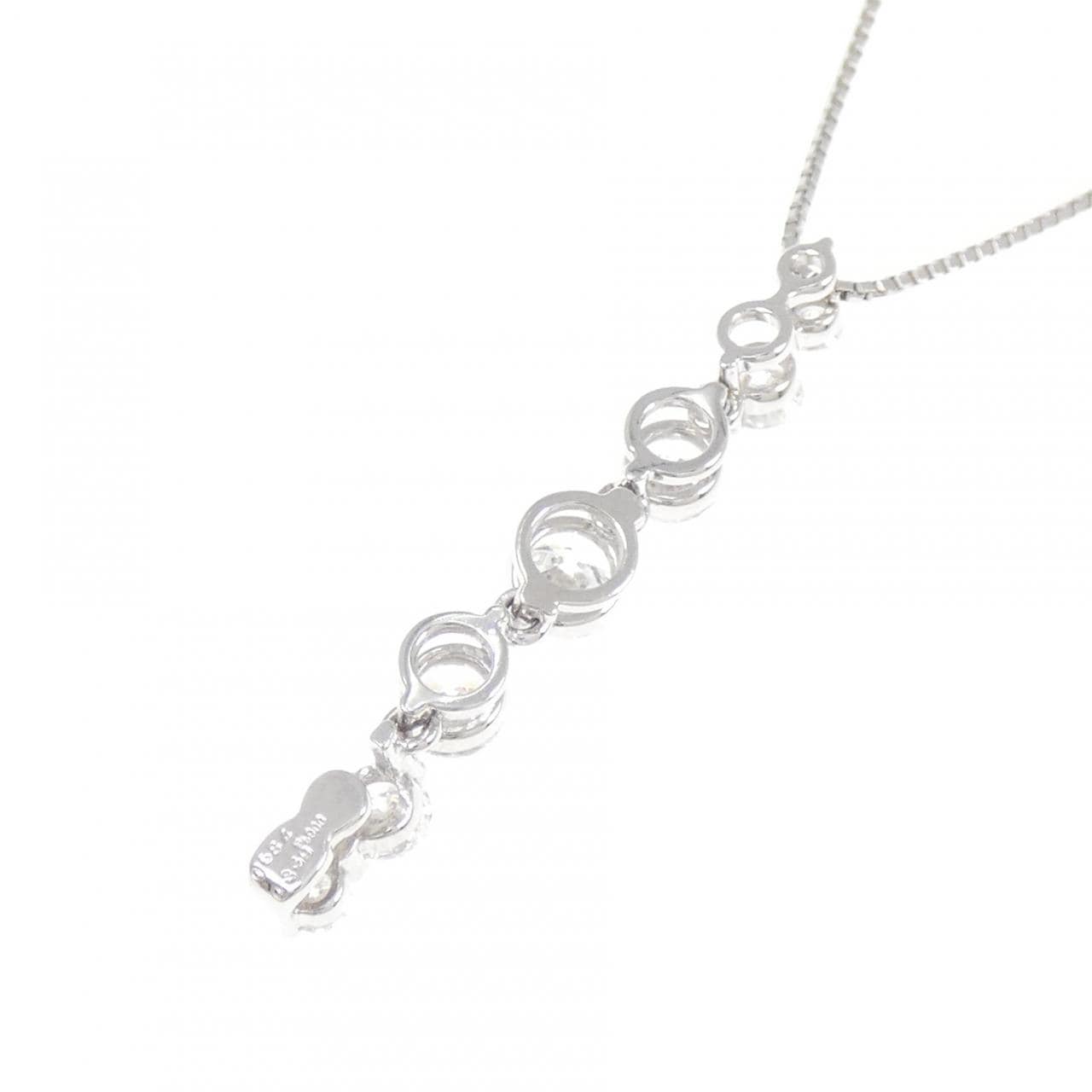 PT900/PT850 ダイヤモンド ネックレス 0.339CT