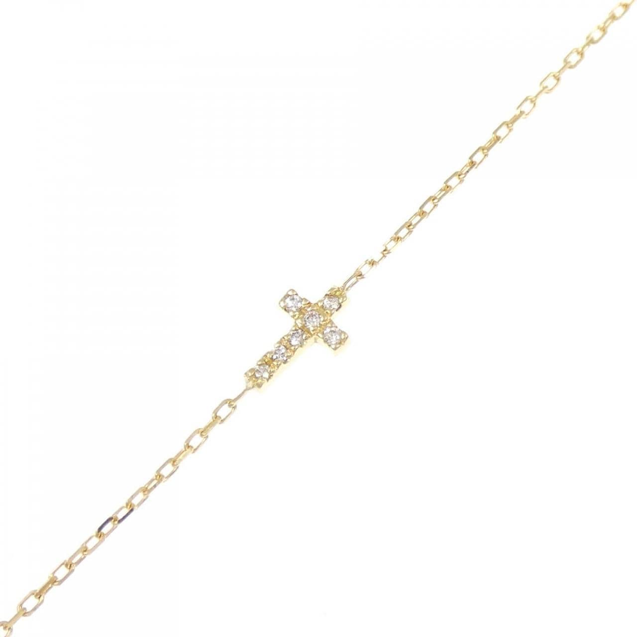 レ デッサン ドゥ デゥー クロス ダイヤモンド ブレスレット 0.03CT