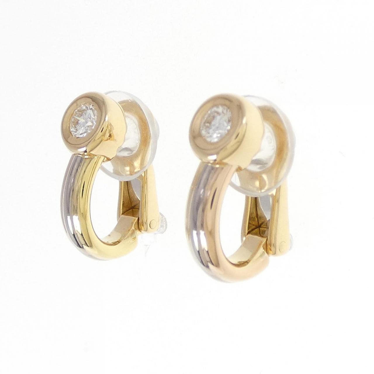 Cartier monostone earrings