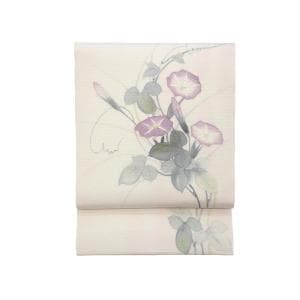 【未使用品】夏名古屋帯　絽塩瀬染帯　友禅金彩加工