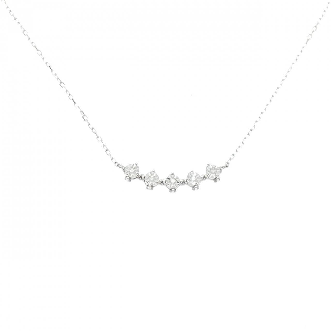 K10WG ダイヤモンド ネックレス