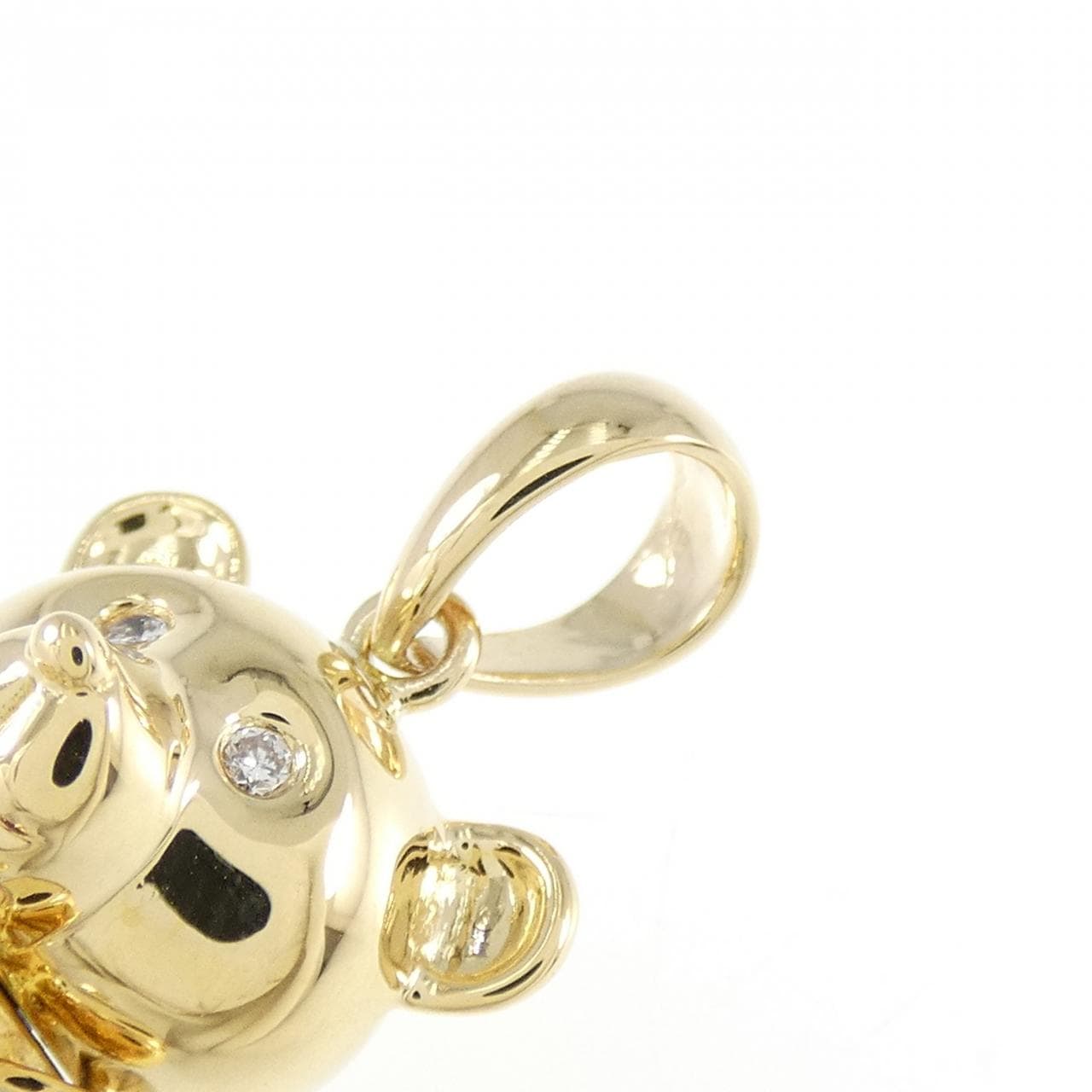 K18YG ベア ルビー ペンダント 0.18CT