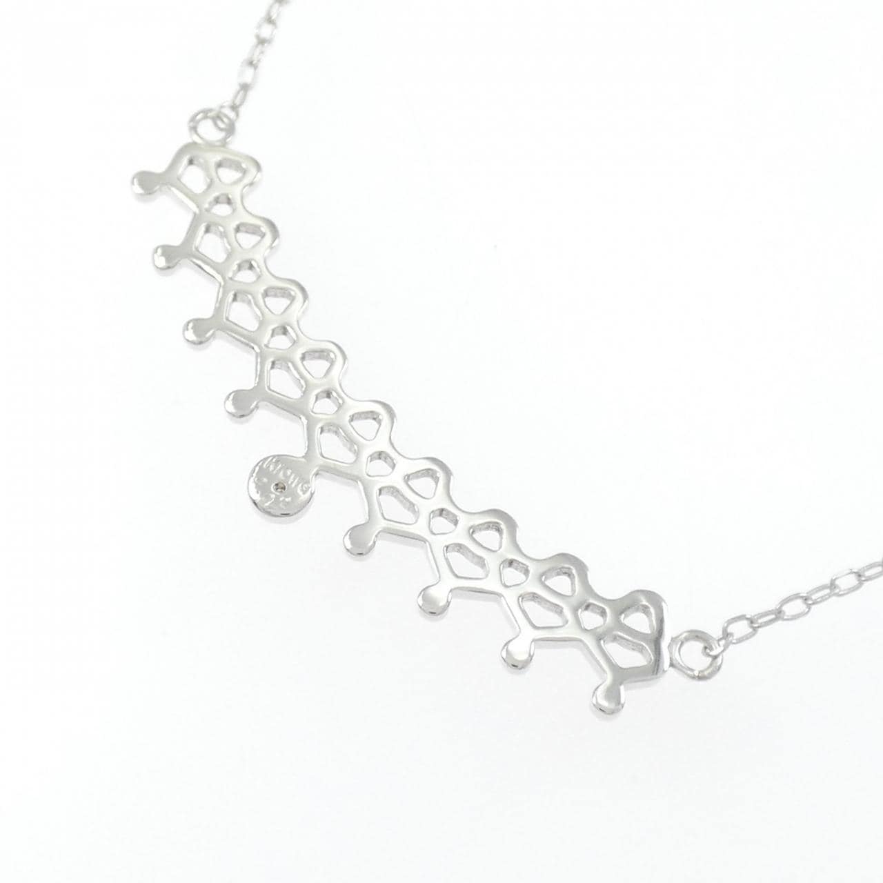 K10WG ダイヤモンド ネックレス 0.02CT