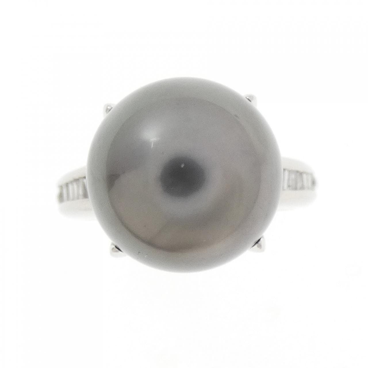 PT900 黒蝶パール リング 12.8mm