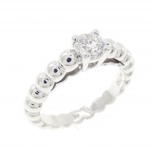 ヴァンクリーフ&アーペル ペルレ ソリティア リング 0.31CT E VVS2 EXT