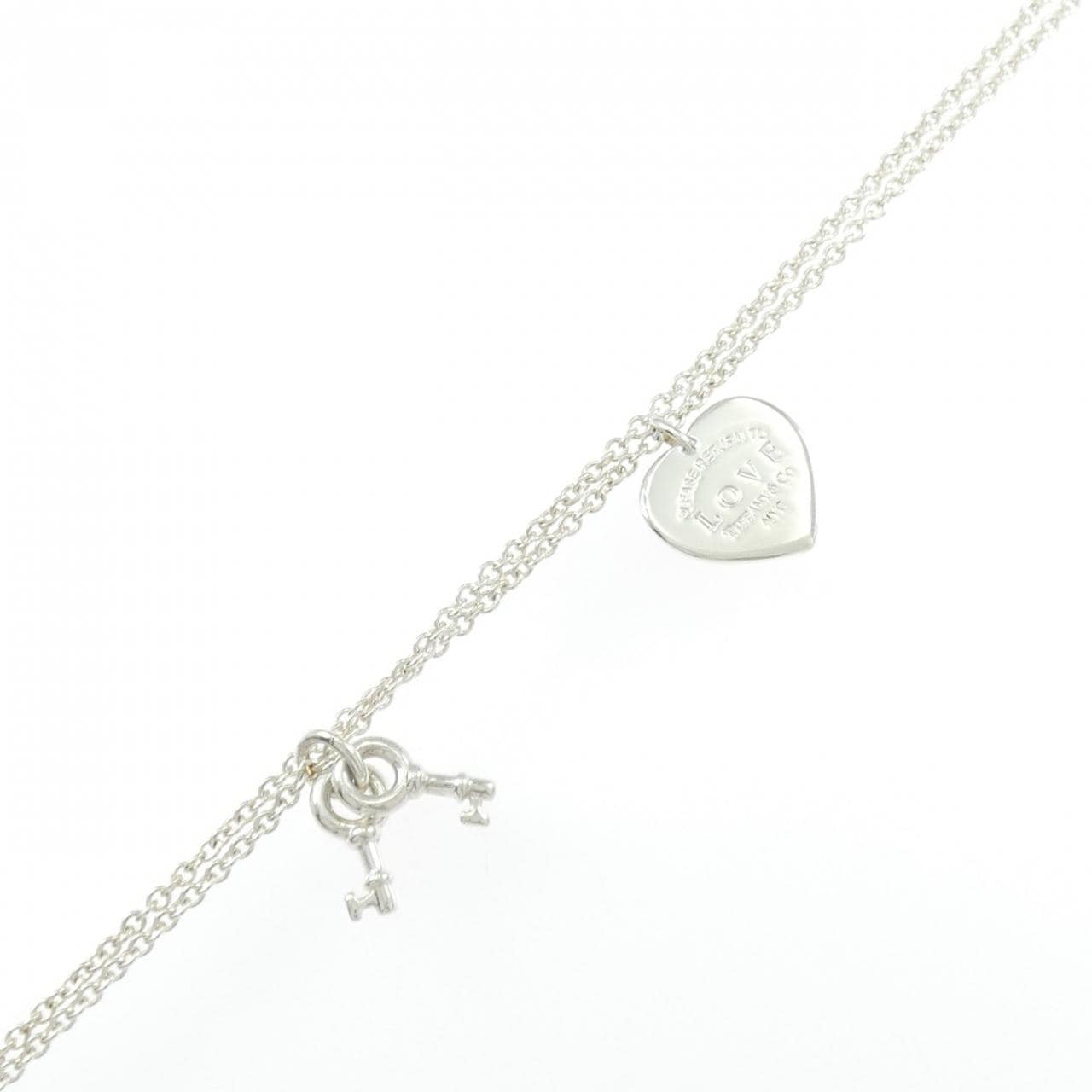 TIFFANY Return Two TIFFANY Heart Tag Key Bracelet
