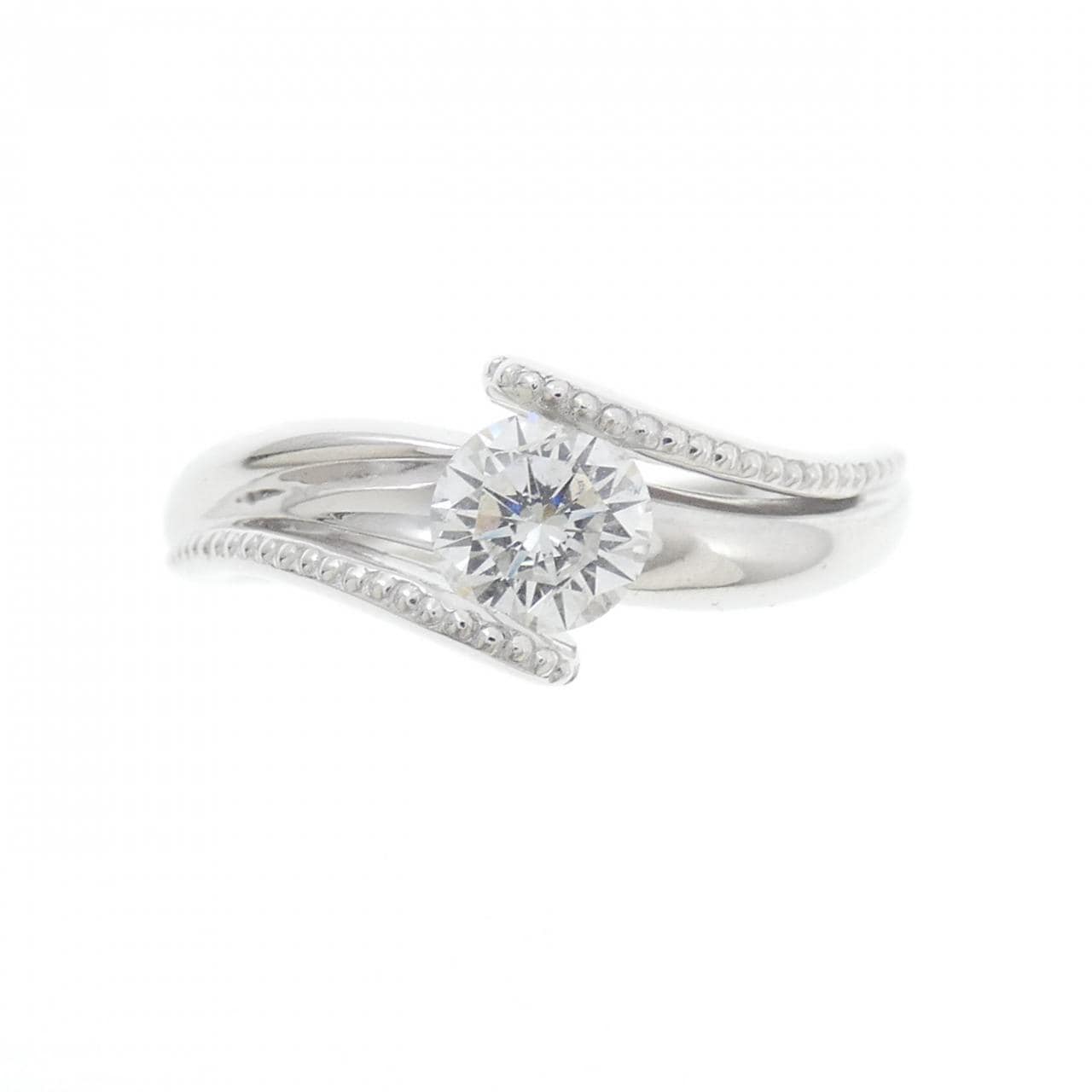 K18WG ダイヤモンド リング 0.514CT