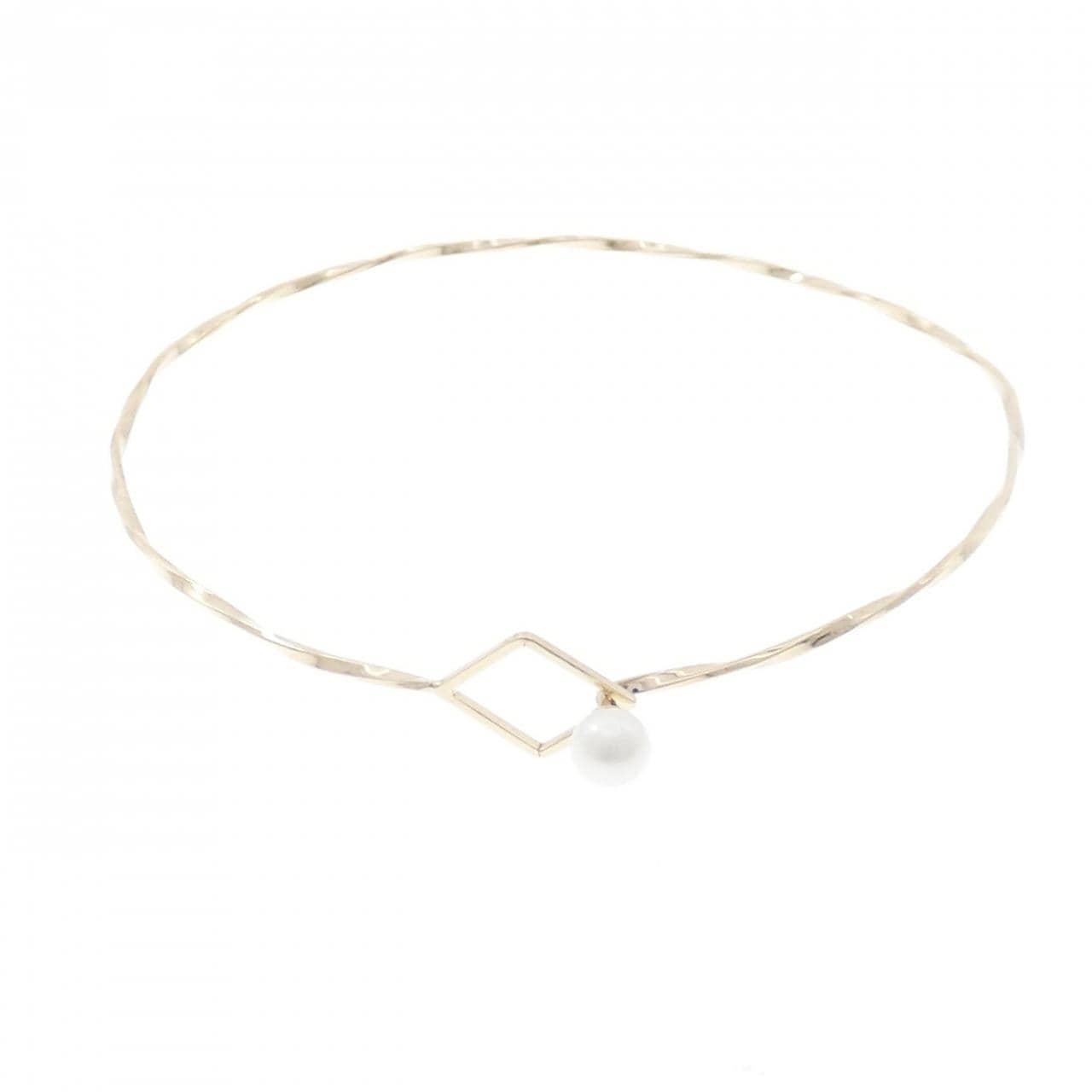 K10YG 淡水パール バングル