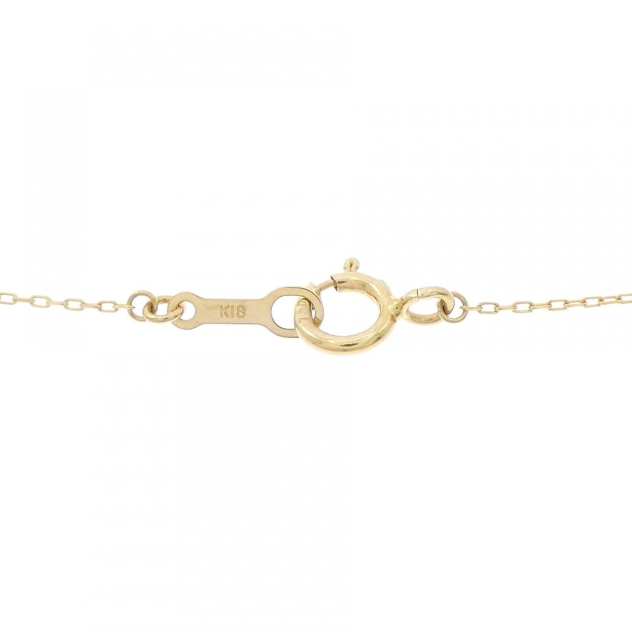 K18YG ダイヤモンド ネックレス 0.13CT