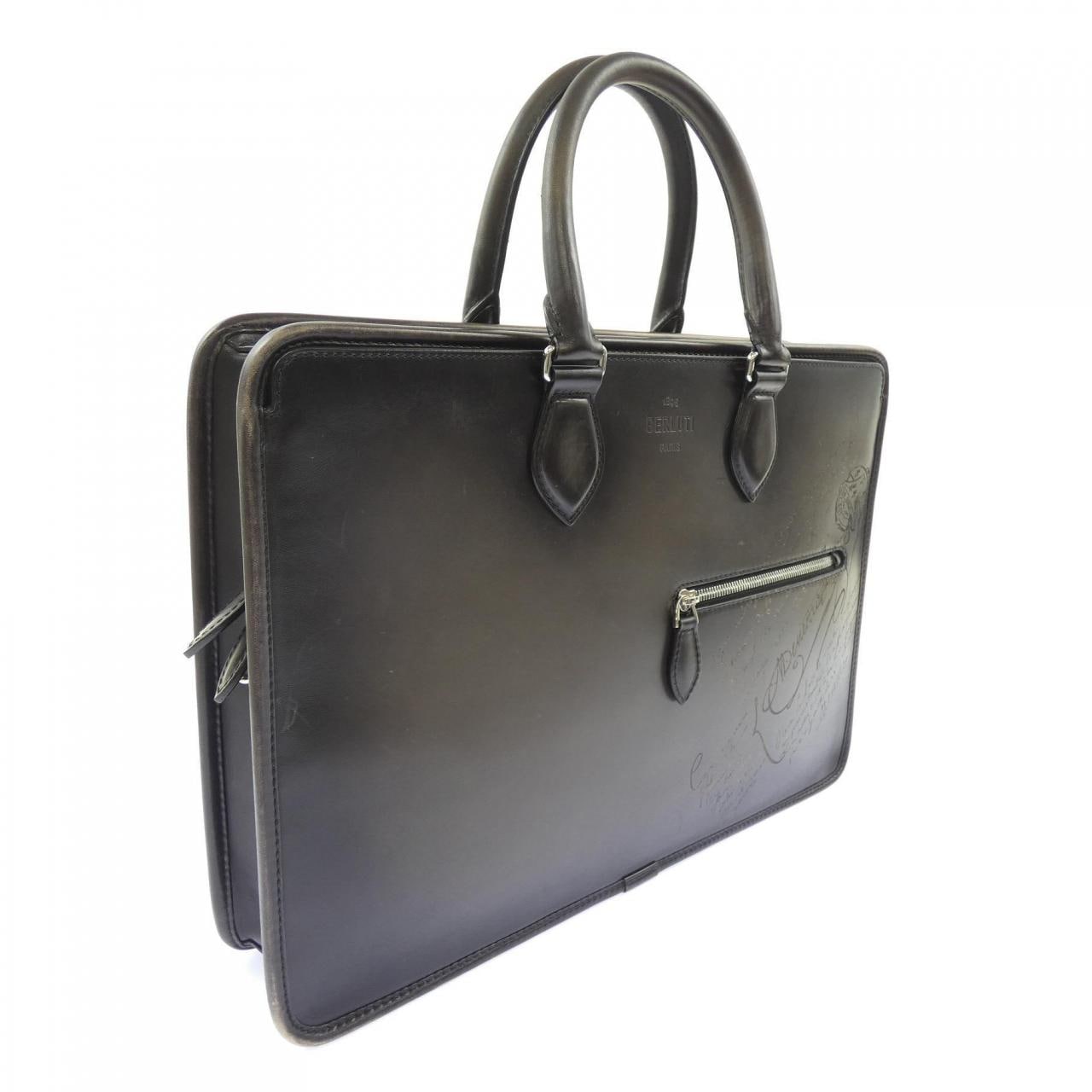 ベルルッティ Berluti アンジュールスクリットレザーブリーフケース BAG