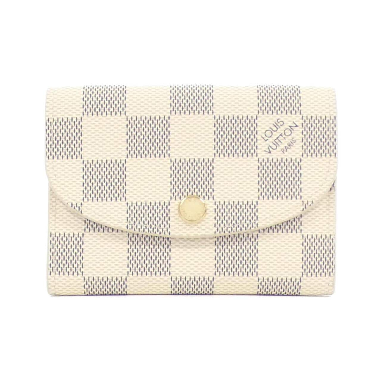 LOUIS VUITTON Damier Azur Porte Monet Rosali N61276 INCASE