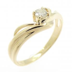 K18YG Diamond ring