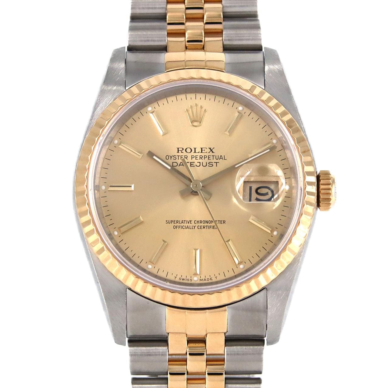 ROLEX Datejust 16233 SSxYG Automatic L number