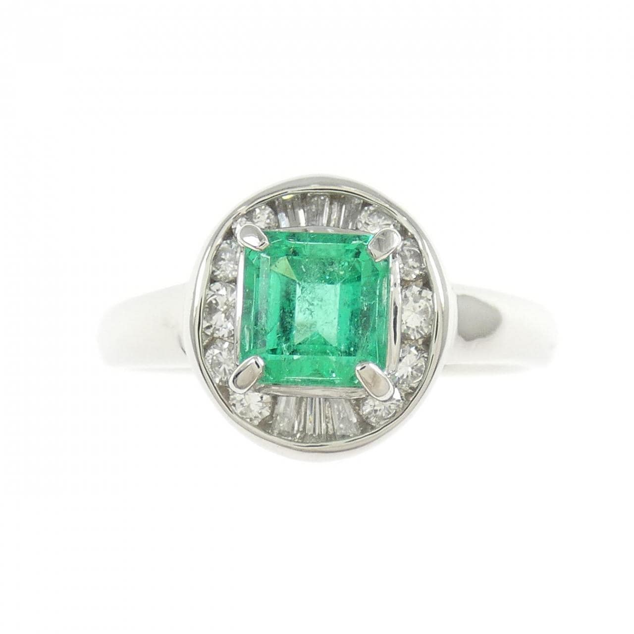 PT850 エメラルド リング 0.68CT