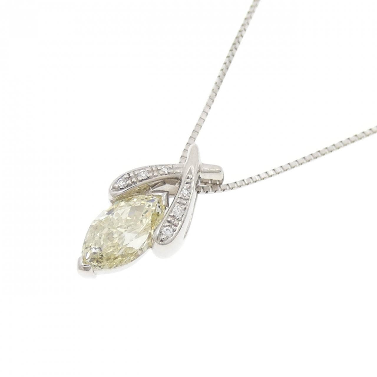 PT900/PT850 ダイヤモンド ネックレス 1.034CT