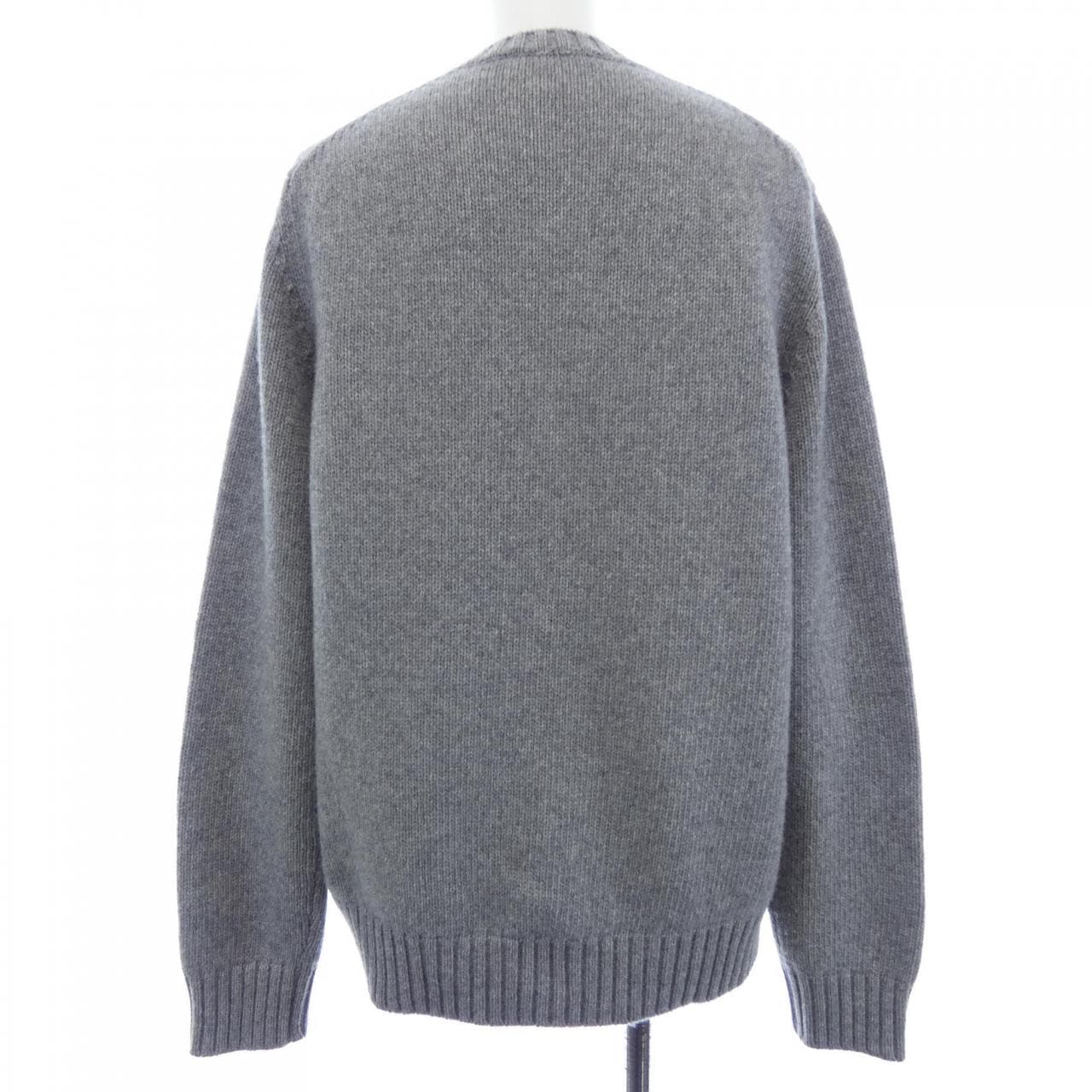 プラダ PRADA ウールxカシミヤ クルーネック セーター UMB645 S232 13HI ニット