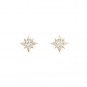 【リメイク】K10YG ダイヤモンド ピアス 0.14CT