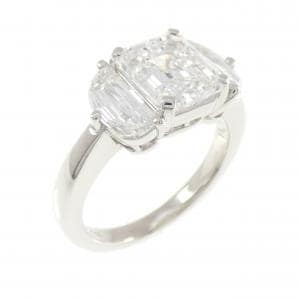 ミキモト ダイヤモンド リング 2.10CT F VS2 エメラルドカット