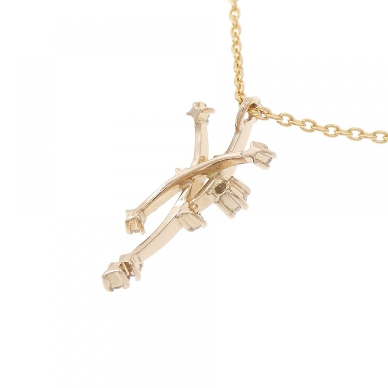 スタージュエリー ダイヤモンド ネックレス 0.08CT