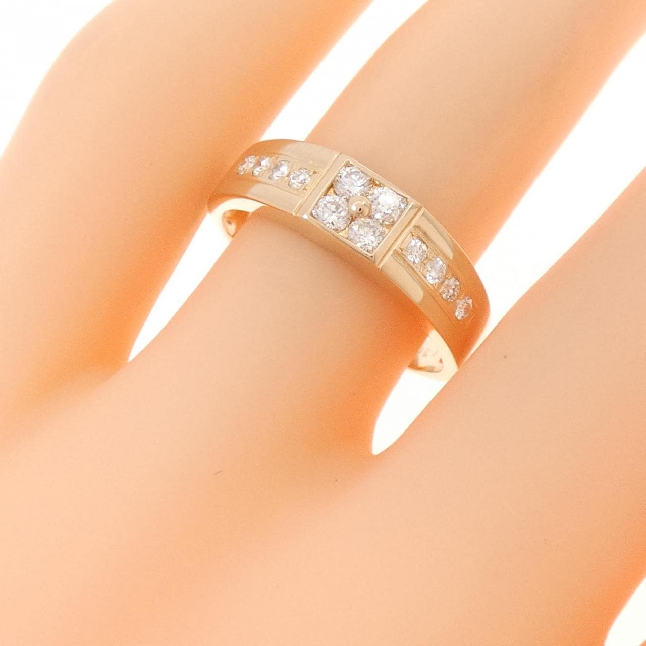 K18PG ダイヤモンド リング 0.30CT