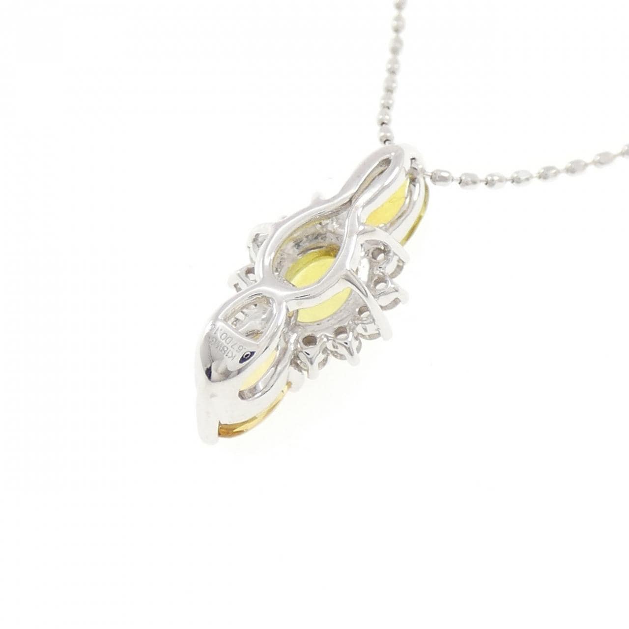 K18WG トルマリン ネックレス 0.67CT