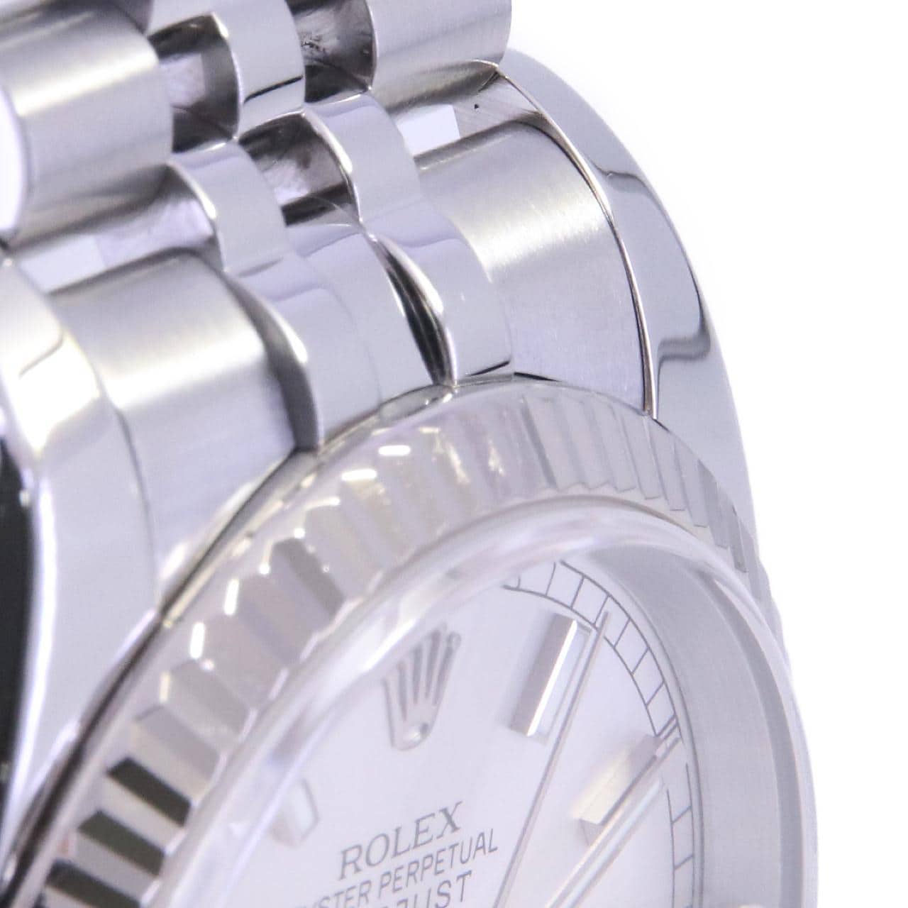ロレックス デイトジャスト 自動巻き 腕時計 ギャラ付き ステンレススチール SS ホワイトゴールド WG バーインデックス ブラック G番(2010年) 116234 メンズ 40802027423【アラモード】