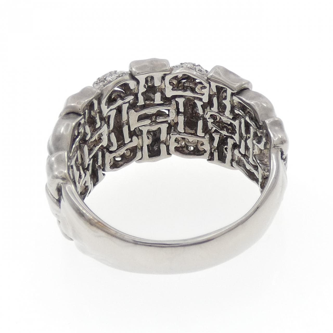 750WG ダイヤモンド リング 0.83CT