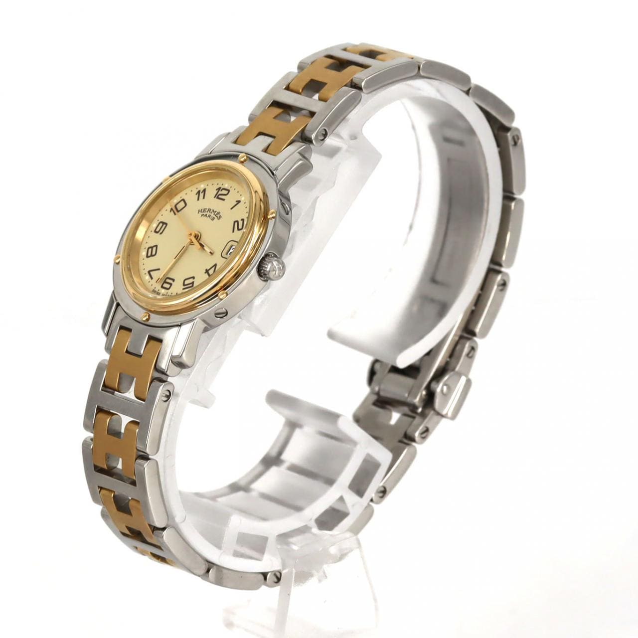 エルメス クリッパー コンビ CL4.220 SSxGP クォーツ