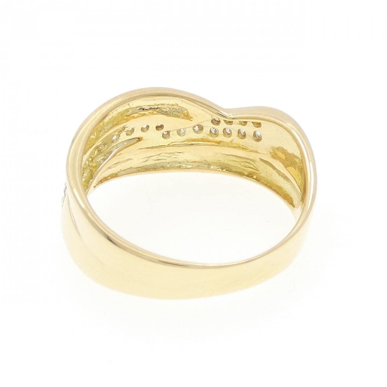 K18YG ダイヤモンド リング 0.16CT